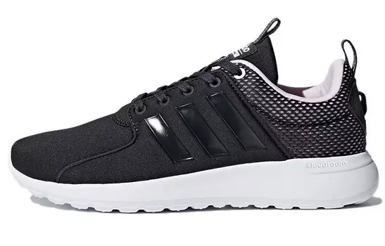 Кроссовки Lite Racer Series Lifestyle женские с низким верхом, черные/белые Adidas Neo