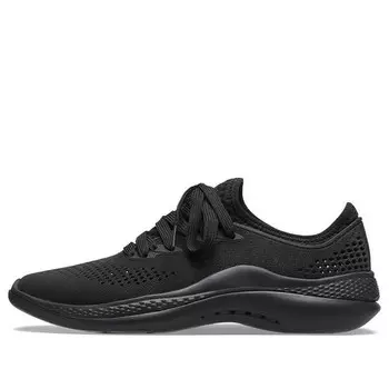 Кроссовки literide 360 pacer 'triple black' Crocs, черный