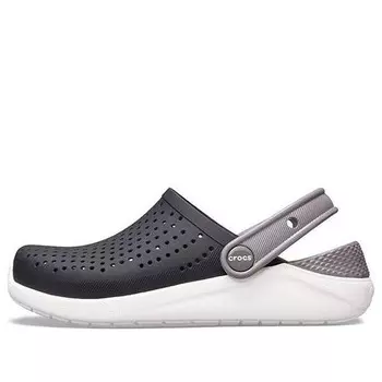 Кроссовки literide clogs 'black grey white' Crocs, черный