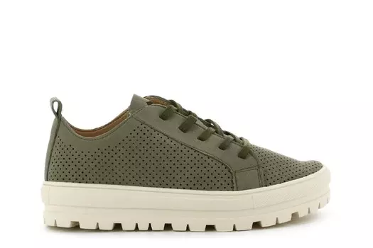 Кроссовки Little Camila's на платформе из микрофибры Little Camila'S, зеленый