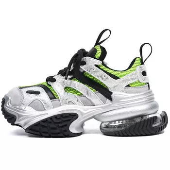 Кроссовки Little hair meow xiaofamiao Chunky Sneakers Women's Low-top, черный