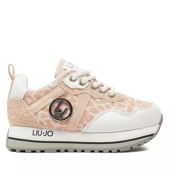 Кроссовки Liu Jo Maxi Wonder 709 4A4305 TX402 Nude 51315, розовый/белый