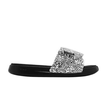 Кроссовки LN Slipper 'White Black Graffiti', черный
