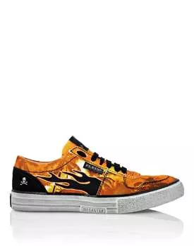 Кроссовки Lo-Top Flame Philipp Plein, мультиколор