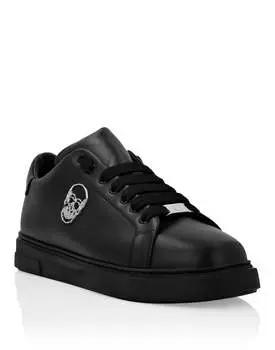 Кроссовки Lo-Top с черепом Philipp Plein, черный