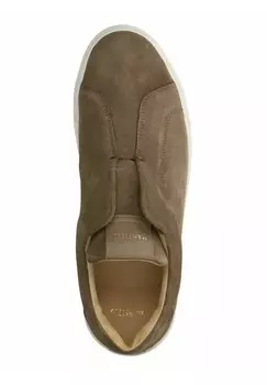 Кроссовки LOAFER Manfield, серо-коричневый