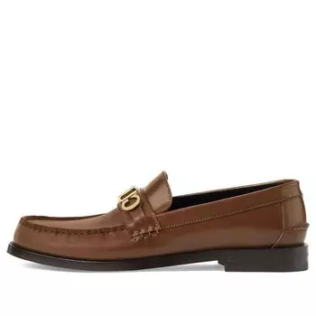 Кроссовки loafer with horsebit 'brown' Gucci, коричневый