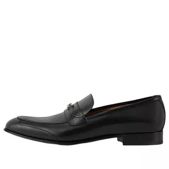 Кроссовки loafer with interlocking g 'black' Gucci, черный