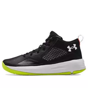 Кроссовки lockdown 5 black/green Under Armour, черный