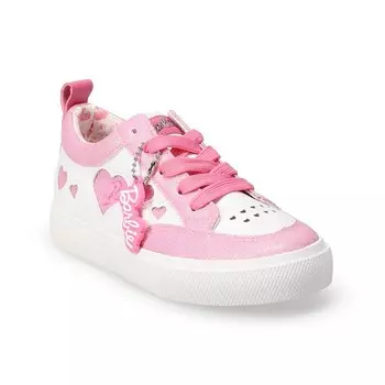 Кроссовки-лодочки для девочек Barbie Little Kid Licensed Character, белый