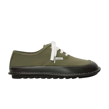 Кроссовки Loewe Bay Lace-Up 'Khaki Green Black', зеленый
