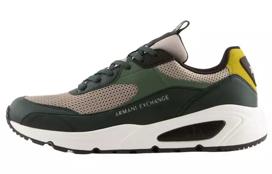 Кроссовки Logo-print Low-top Sneakers Armani Exchange