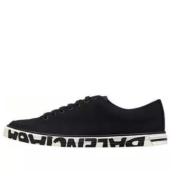 Кроссовки logo sole canvas lace up 'sneakers' Balenciaga, черный