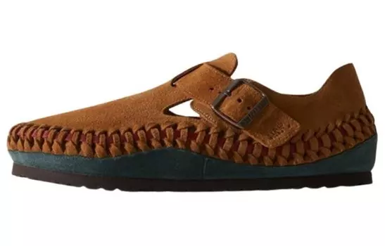 Кроссовки London Braided Kith Biscuit Birkenstock, коричневый