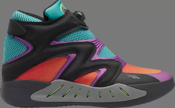 Кроссовки looney tunes x instapump fury zone 'marvin the martian' Reebok, многоцветный