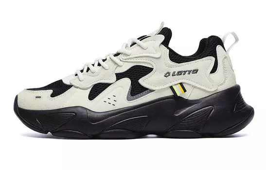 Кроссовки LOTTO Chunky Sneakers Men Low-top Off-white/obsidian Black, белый