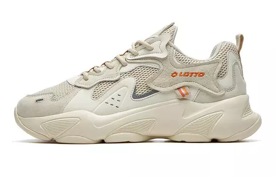 Кроссовки LOTTO Chunky Sneakers Unisex Low-top Dark Beige, бежевый