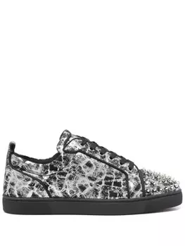 Кроссовки Louis Junior Spikes Orlato Christian Louboutin, черный