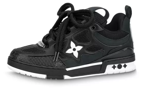 Кроссовки Louis Vuitton LV Skate Черный Черный Белый
