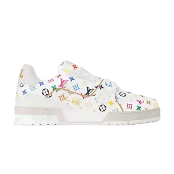 Кроссовки Louis Vuitton Takashi Murakami x Louis Vuitton Wmns Trainer White, белый