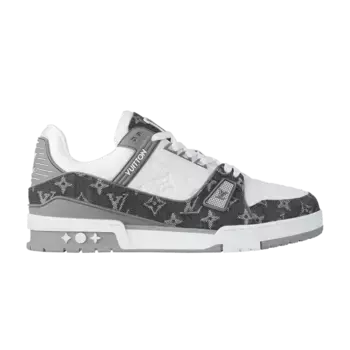 Кроссовки Louis Vuitton Trainer Monogram Denim - Grey, серый