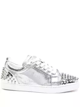 Кроссовки Louise Christian Louboutin, серебяный