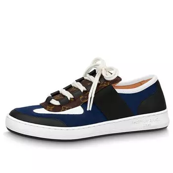 Кроссовки lous sneakers 'blue black with brown monogram' Louis Vuitton, синий