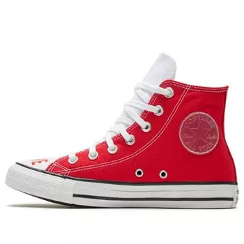 Кроссовки love fearlessly chuck taylor all star 'red white' Converse, красный