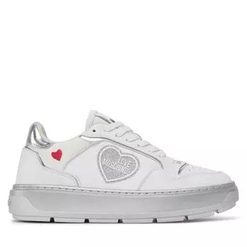 Кроссовки LOVE MOSCHINO JA15204G1IJC290B Bianco/Argento, белый