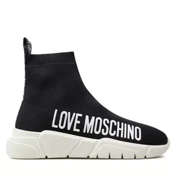 Кроссовки LOVE MOSCHINO JA15433G1IIZ6000 Calza Nero, черный