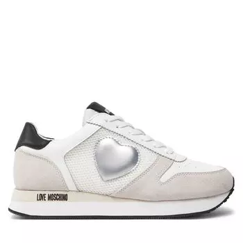 Кроссовки LOVE MOSCHINO JA15493G0IIQ610A Bco/Nro/Arge, белый цвет
