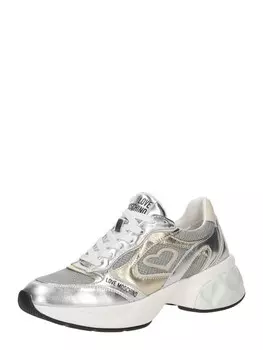 Кроссовки Love Moschino Sneakers, серебряный