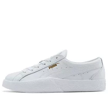 Кроссовки love tumbled leather white Puma, белый