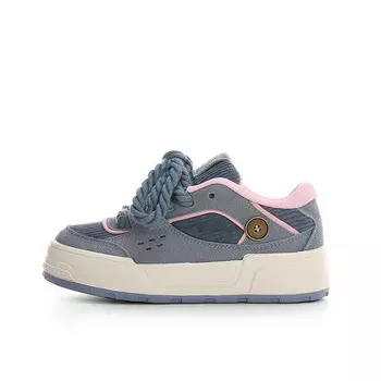 Кроссовки Lovely you Skateboarding Shoes Women's Low-top Blue Powder, синий