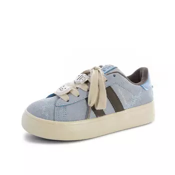 Кроссовки Lovely you Skateboarding Shoes Women's Low-top, коричневый