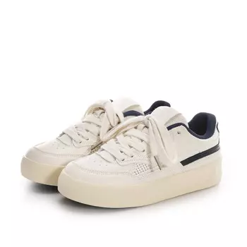 Кроссовки Lovely you Skateboarding Shoes Women's Low-top Blue, бежевый/синий