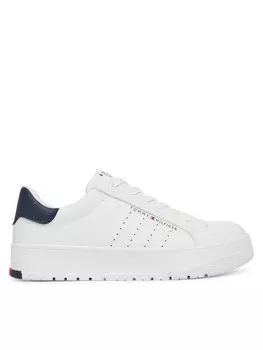 Кроссовки Low Cut Lace-Up Sneaker T3X9-33856-1355 S Tommy Hilfiger, белый