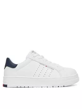 Кроссовки Low Cut Lace-Up Sneaker T3X9-33856-1355 M Tommy Hilfiger, белый