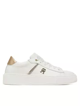 Кроссовки Low Cut Lace-Up Sneaker T4A9-33933-0206 S Tommy Hilfiger, белый