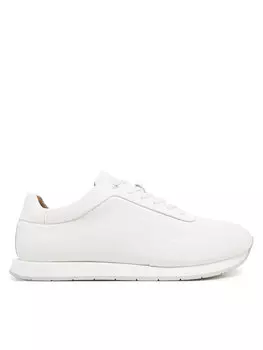 Кроссовки Low Prof Runn Laceup Rubb Lth HM0HM01707 Calvin Klein, белый