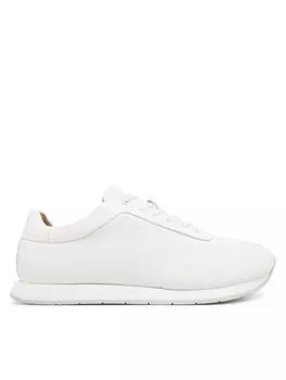 Кроссовки Low Prof Runn Laceup Rubb Lth HM0HM01707 Calvin Klein, белый