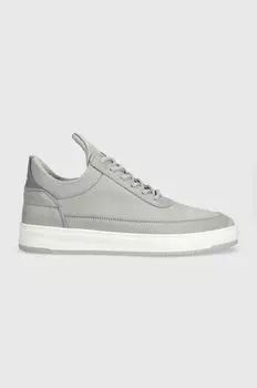 Кроссовки Low Top Base из нубука Filling Pieces, серый