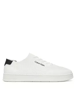 Кроссовки Low Top Lace Up Knit HM0HM01726 Calvin Klein, белый