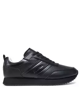 Кроссовки Low Top Lace Up Logo Lth HM0HM01654 Calvin Klein, черный