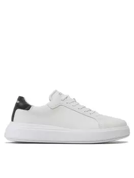 Кроссовки Low Top Lace Up Lth HM0HM01016 Calvin Klein, белый
