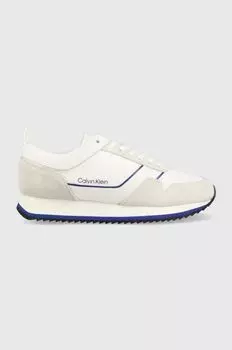 Кроссовки LOW TOP LACE UP MIX Calvin Klein, белый