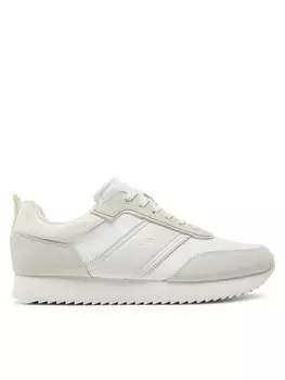 Кроссовки Low Top Lace Up Mix HM0HM01554 Calvin Klein, белый