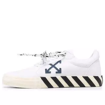 Кроссовки low vulcanised sneakers white Off-White, белый