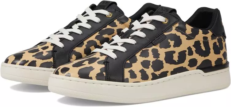 Кроссовки Lowline COACH, леопард