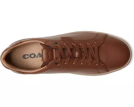 Кроссовки Lowline Leather Sneaker COACH, коричневый